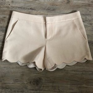 Club Monaco Scalloped Shorts